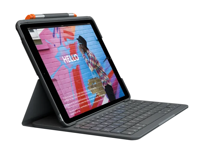 Logitech Slim Folio Keyboard Case with Trackpad for iPad
