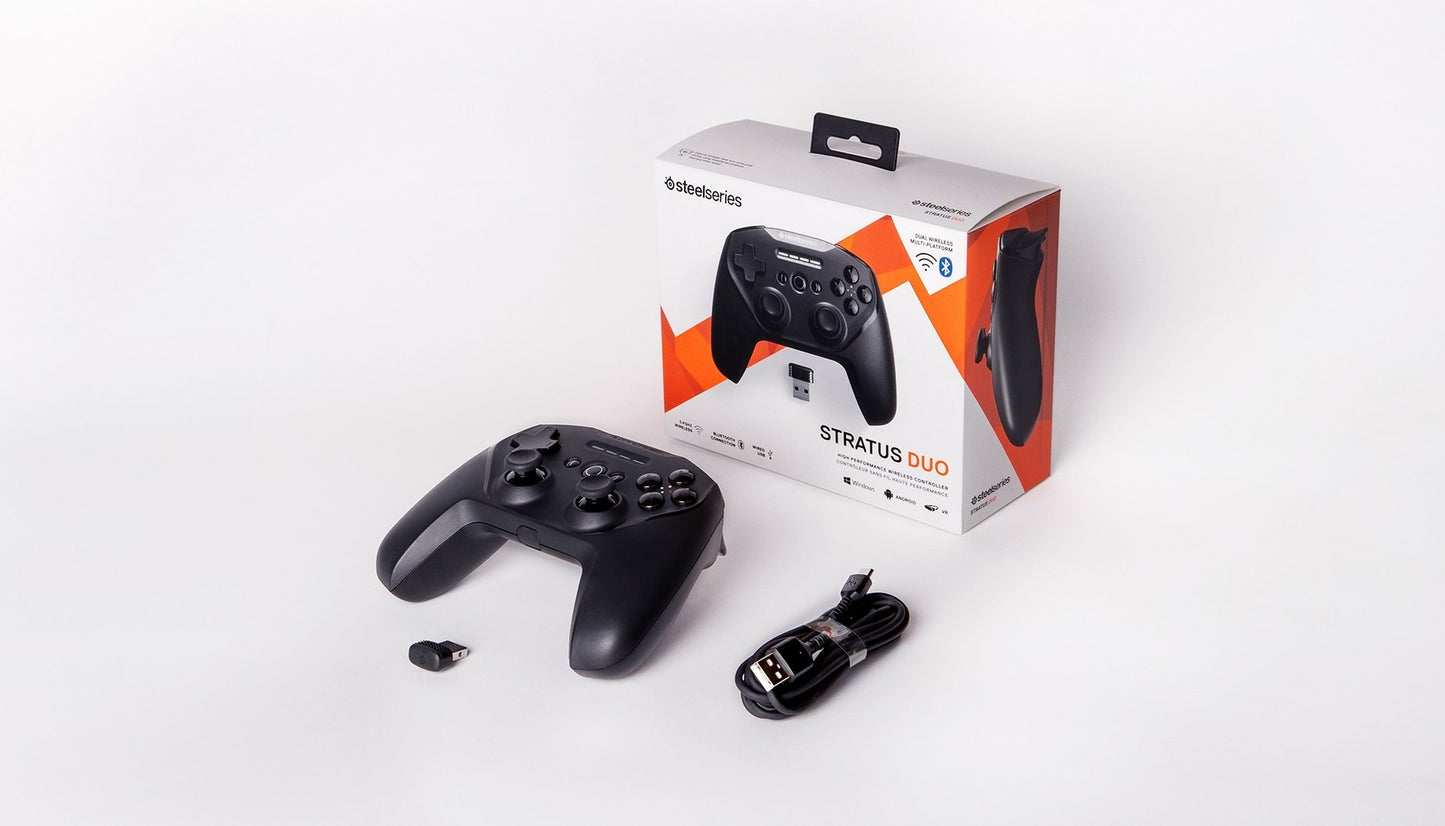 Steelseries Stratus Duo Controller for Windows, Chromebook, Android™ VR - Black