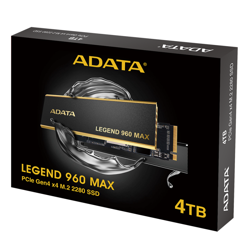 ADATA LEGEND 960 MAX PCIe Gen4 x4 M.2 2280 Solid State Drive with Heatsink