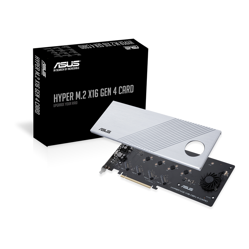 ASUS  Hyper M.2 x16 Gen 4 Card