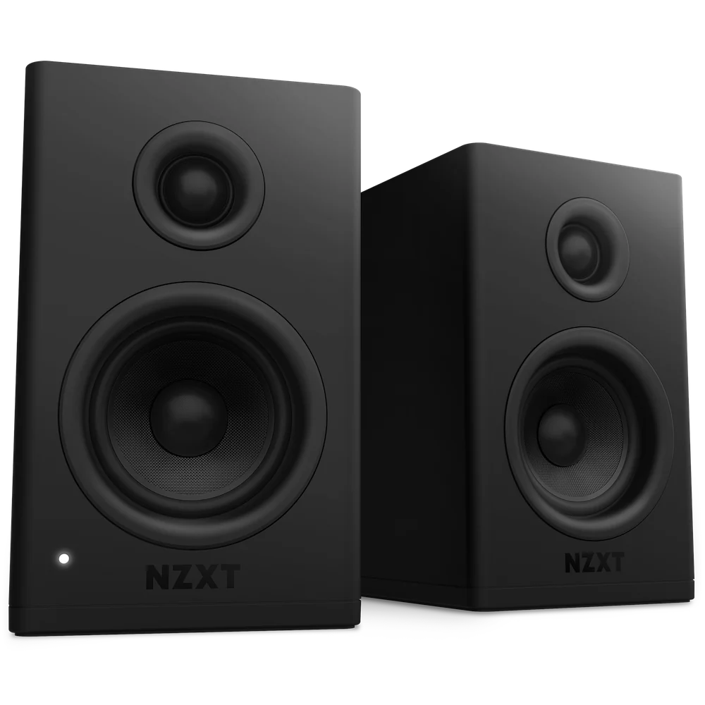 NZXT Relay Speakers - 80 Watt Desktop PC Gaming Speakers