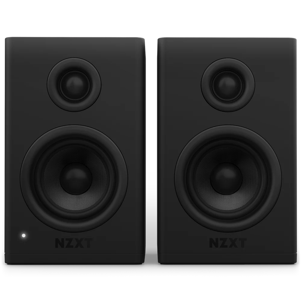 NZXT Relay Speakers - 80 Watt Desktop PC Gaming Speakers