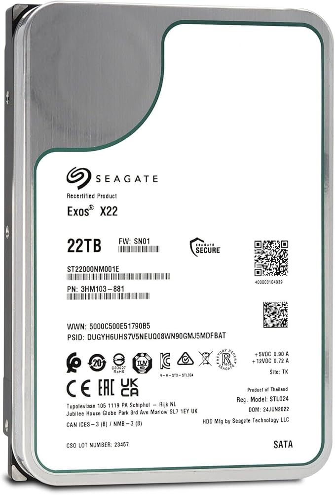 Seagate Exos X22